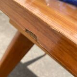 Vintage table with compass legs