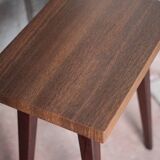 Table vintage, table bois, table salon, bout de canapé, table d'appoint