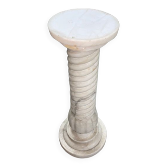 Lampe colonne en albâtre