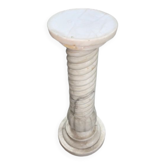 Alabaster column lamp