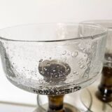 Blown bubble glasses