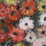 Peinture de fleurs  vintage