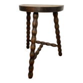 Tabouret tripode vintage
