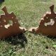 Pair of Rocaille wall consoles – Decorative golden shelves