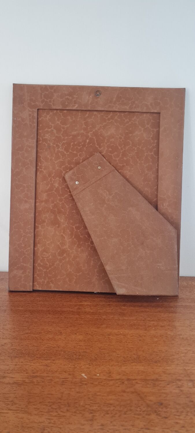 Beveled mirror photo frame