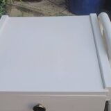 50s boarding school bedside table