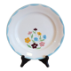 Plat rond années 50 Salins modèle Jocelyne - fleurs