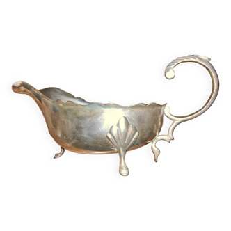 Silver footed gravy boat
