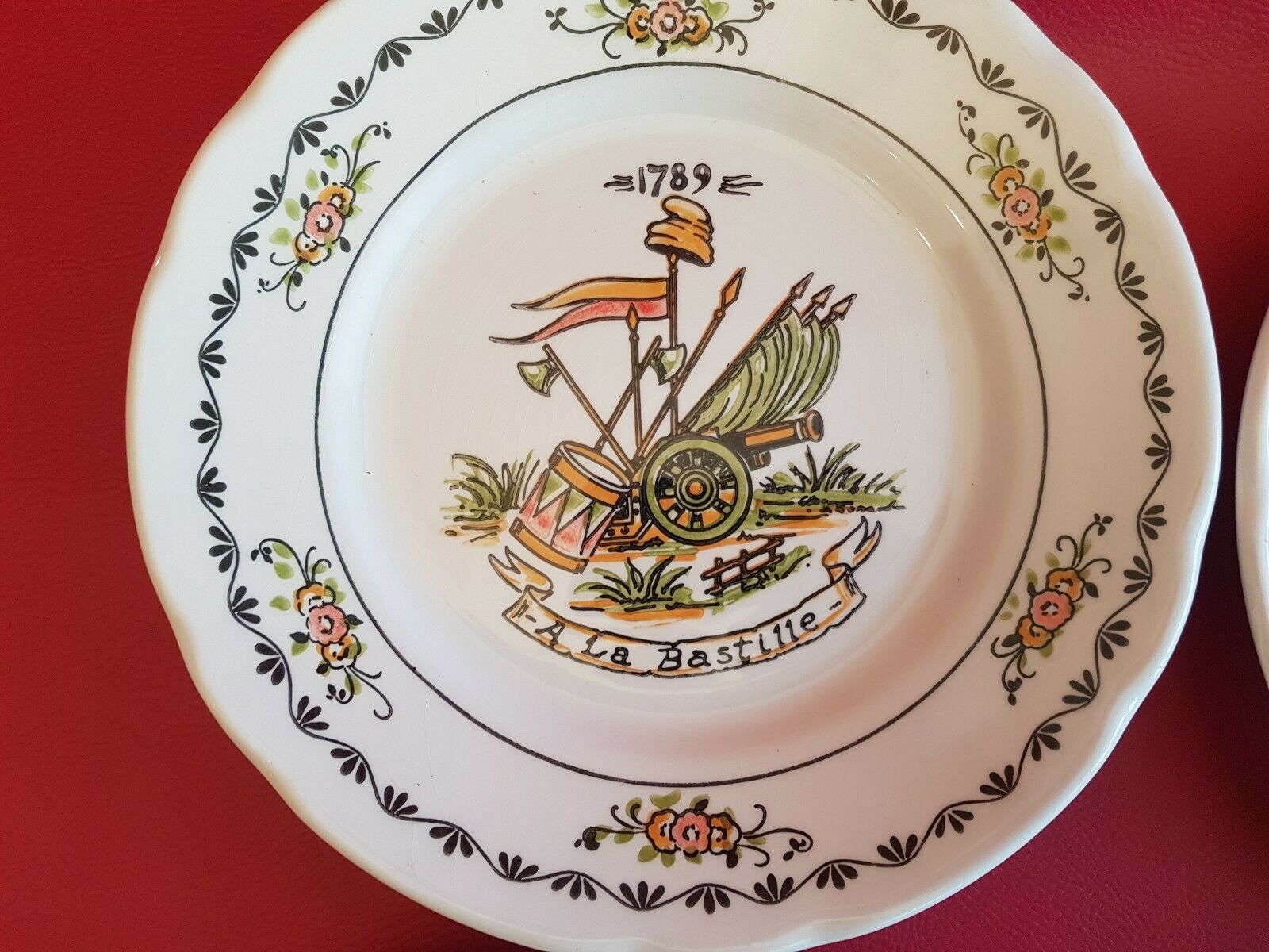 6 assiettes révolutionnaire révolution française 1789 - C.B.M. CBM