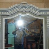 Antique wardrobe Mellier & Co with mirror door