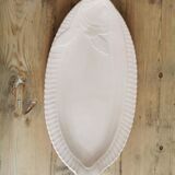 Fish dish Digoin sarreguemines vintage pink