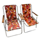 Antique folding camping chairs, 1970s