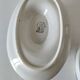 Rare vegetable dish by A. Lebacqz & M. Bouchart, marine decoration