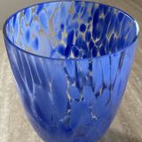 Vintage vase in speckled glass paste