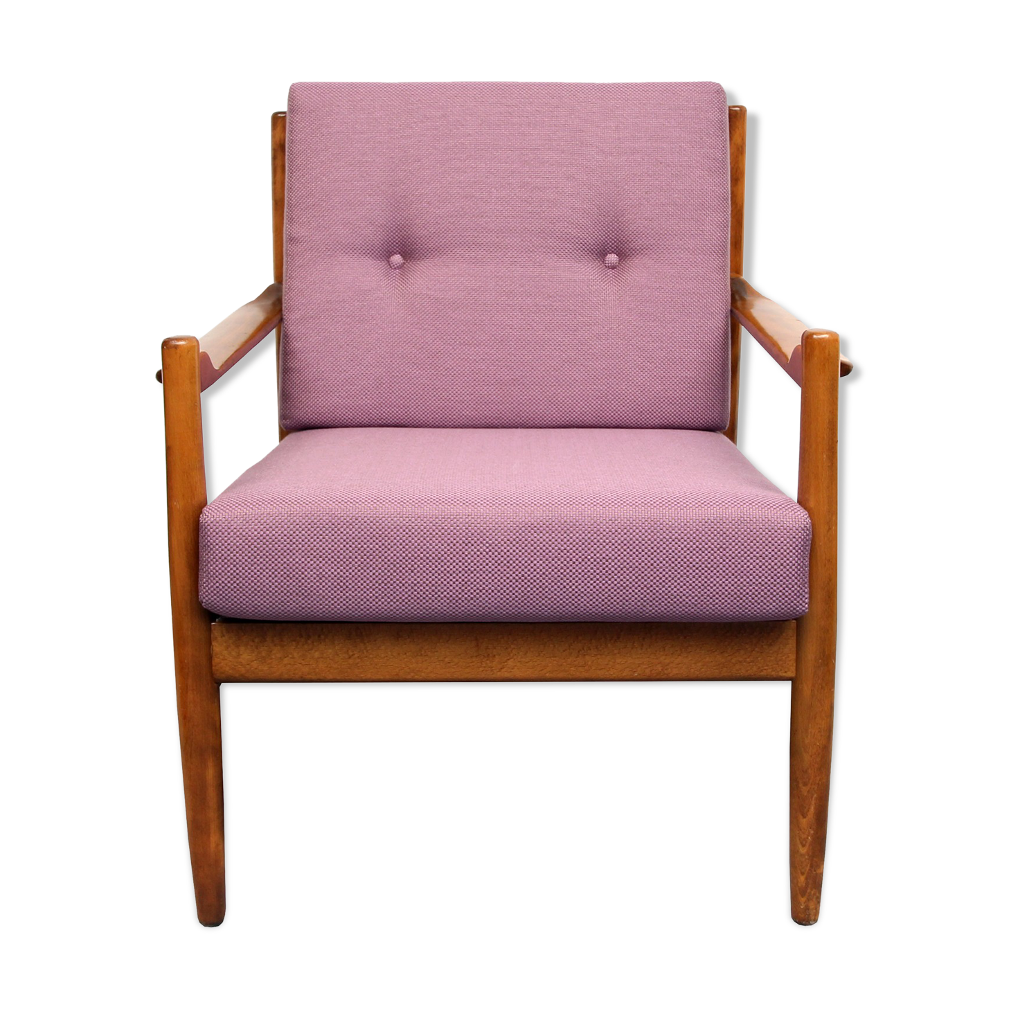 1960s armchair in lilac