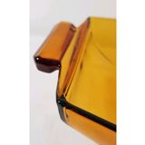 Amber glass trinket bowl