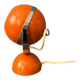 Orange mid-century space age eyeball table lamp