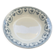 Old hollow dish in Ironstone with blue decoration by Amand & Hamage Santiago.