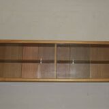 Extra long Danish floating sideboard in teak 200 cm, 1960s