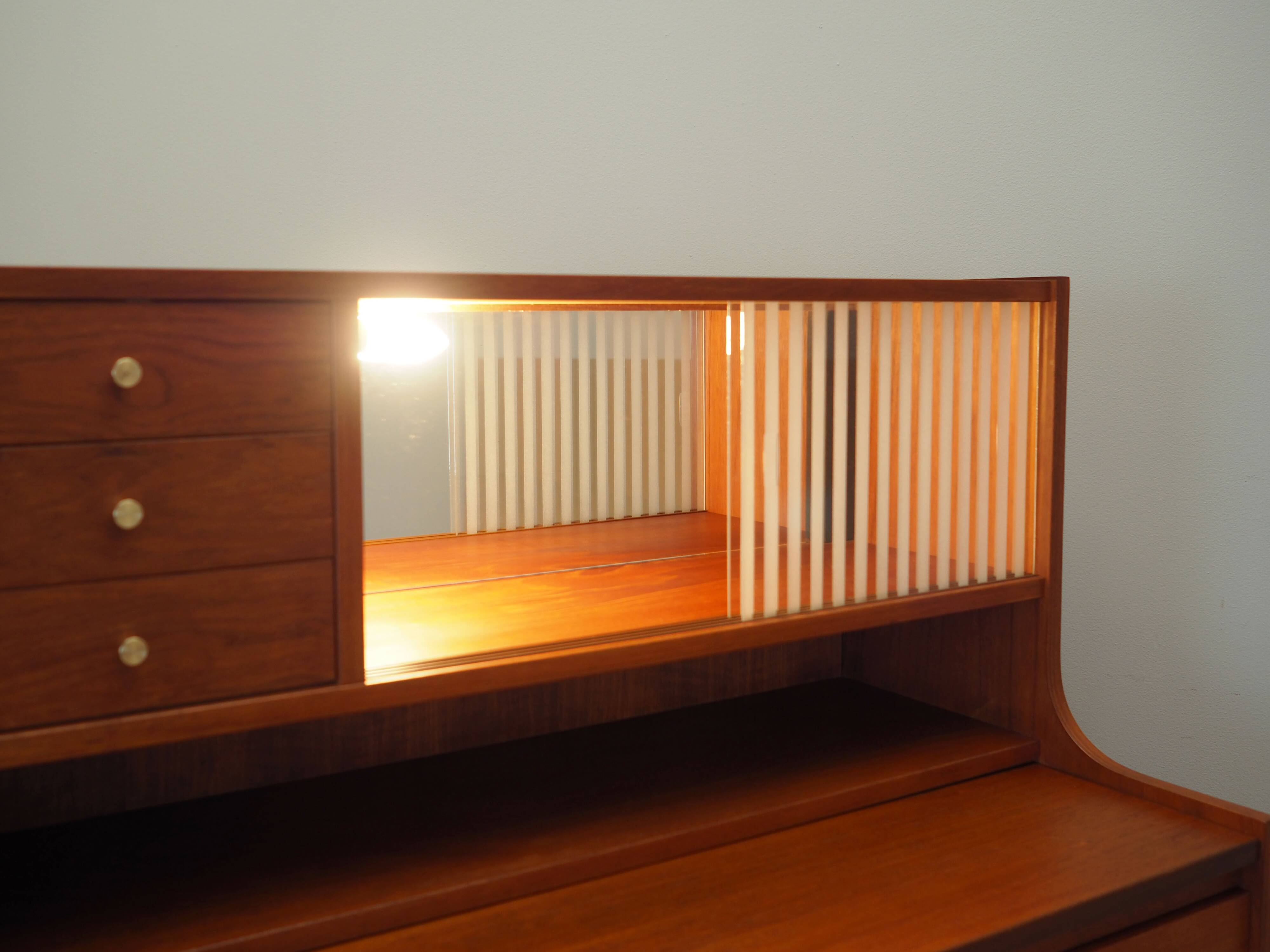 Teak secretary, Danish design, 1970s, production: Denmark