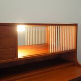 Secrétaire en teck, design danois, années 1970, production : Danemark