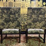 Paire de fauteuils de style Louis XIII