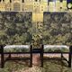 Pair of Louis XIII style armchairs