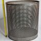 Industrial style metal wastebasket, 50s