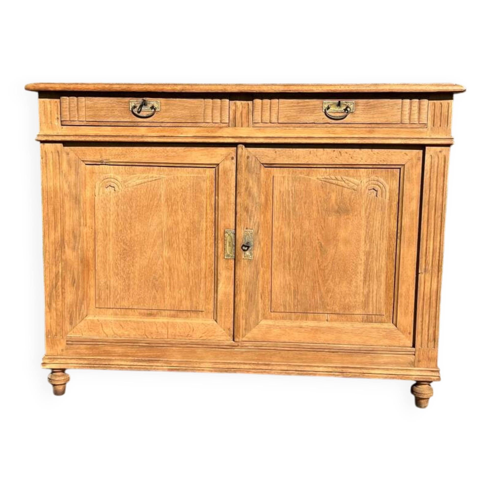 Art Deco light oak sideboard