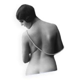 Vintage female backless female photography - Belle Époque 1930