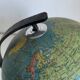 Vintage 1972 glass terrestrial globe Taride tripod - 22 cm