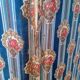 7-leaf fabric screen, early 20th century