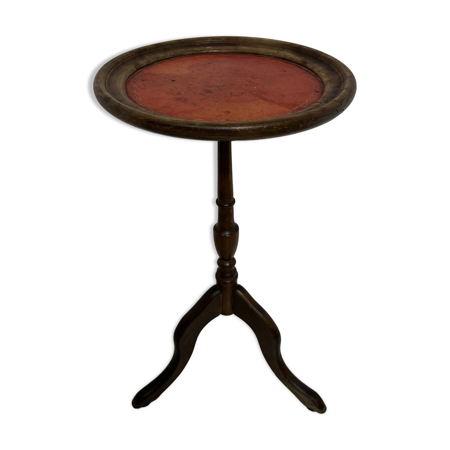 Louis XVI style gueridon in natural wood, 20th century.
