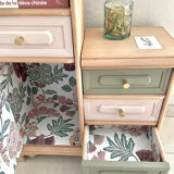 Asymmetrical vintage furniture restyled