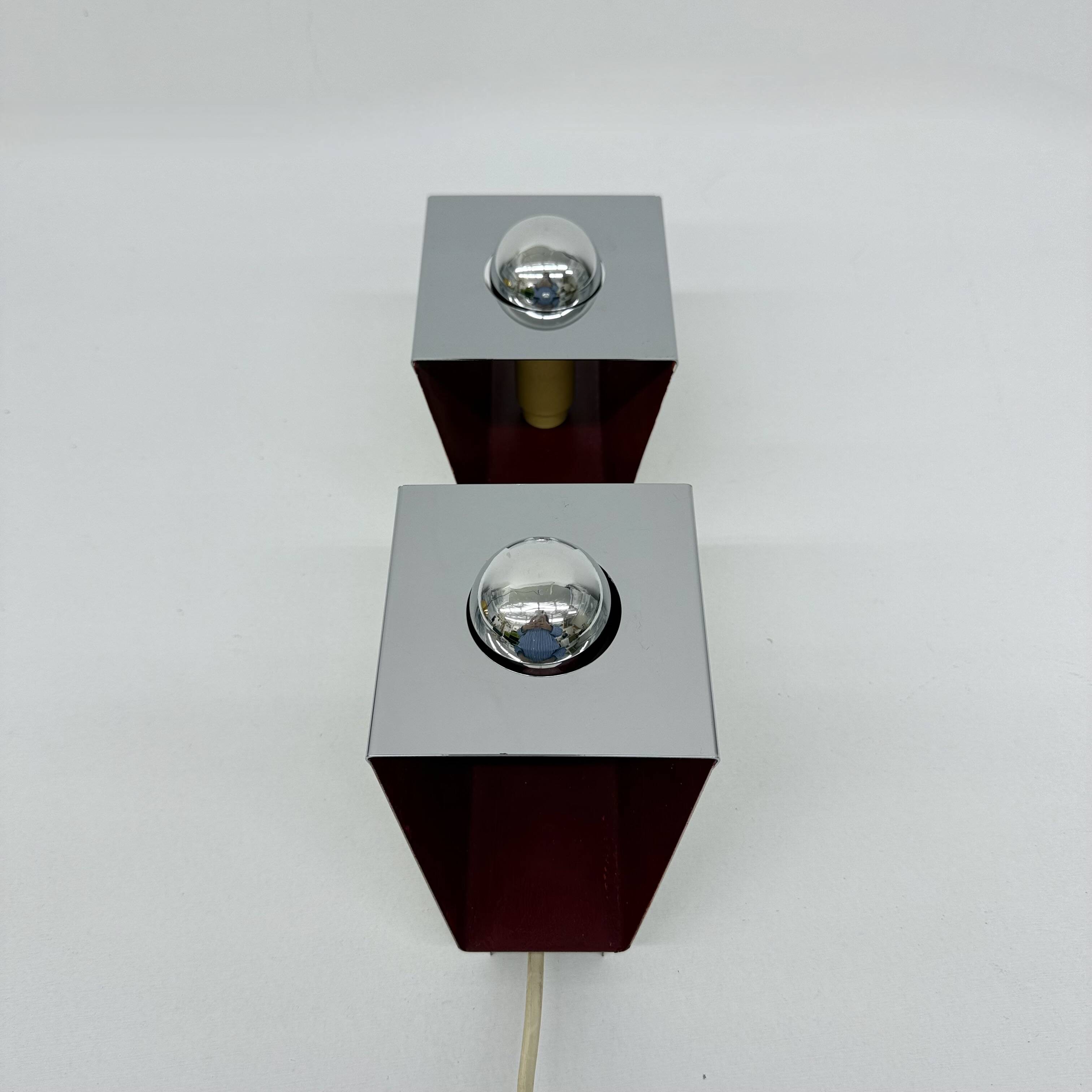 Vintage wall lamp space age , 1970s