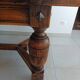 Centenary table in solid oak – Spanish Renaissance style (180 cm).