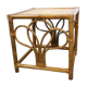 Rattan bedside table