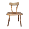 Tree trunk chair, brutalise, vintage