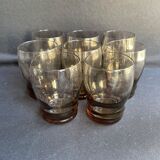 Liquor service smoked glass