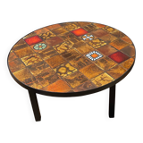 Ceramic coffee table by Jean Gregorieff