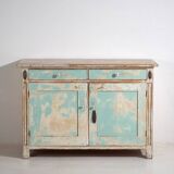 Ancienne commode bleu ciel (c.1920) #20