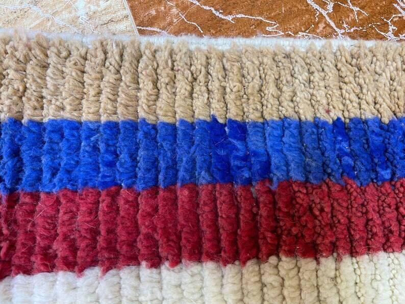 Handmade runner rug 300cm x 90cm