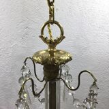 Lustre 4 lumières en bronze Napoléon III