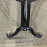 Bistro table - modern work, cast iron base
