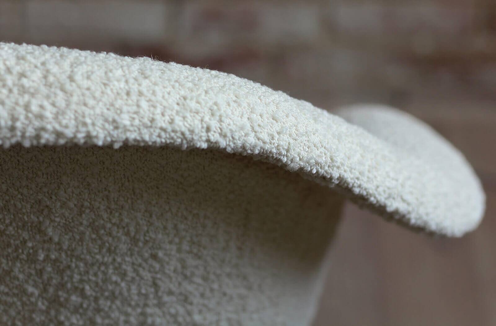 Mid Century Modern Lounge Chair, Czech Republic, 1950s, French Boucle Fabric