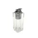 Clear Lucite table lighter, Italy 1970s