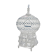 Sidibousaid Tunisian White and Blue Birdcage Authentic Decorative Article