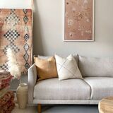 Berber cushion blessed Ouarain cotton