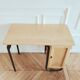 Renovated vintage desk by Jacques Hitier, 1960s.