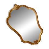 Classic gilded wooden mirror 80 x 56.5 cm
